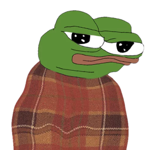 Plaid scarf Frog Friends sticker — Sticker Packs meme