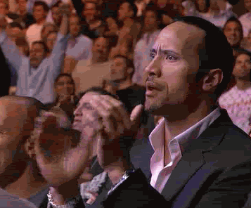 The rock clapping — Reaction meme