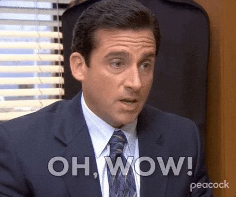 Steve Carell Oh, Wow! — Reaction meme