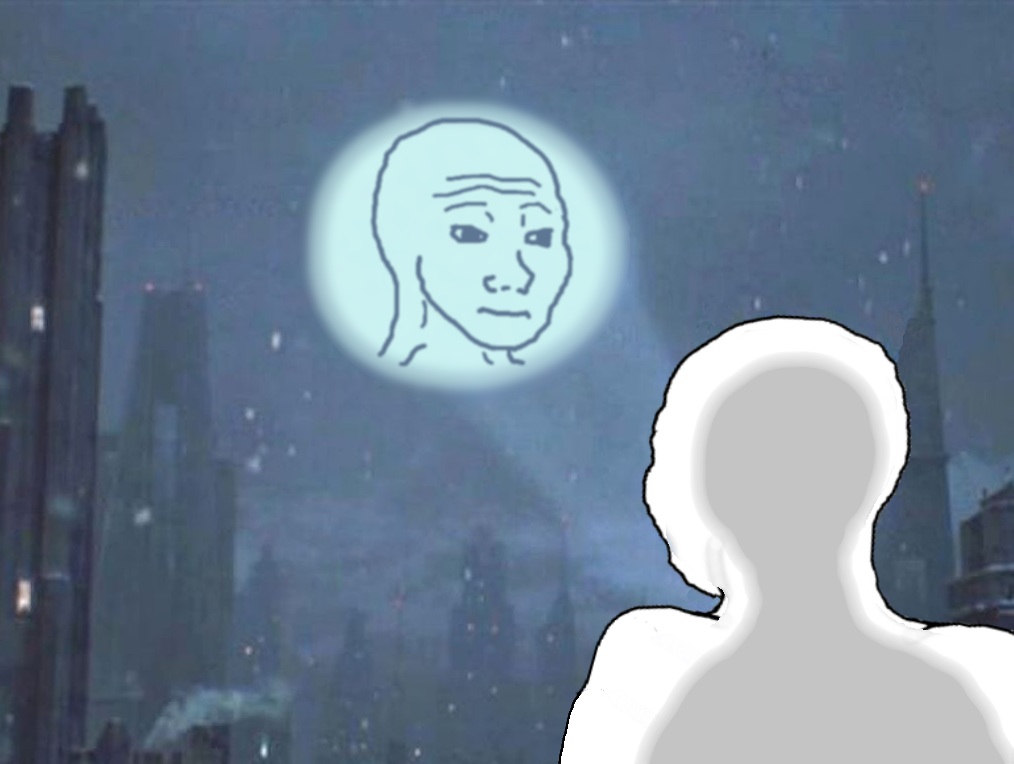 Wojak sees wojak symbol — Wojak meme