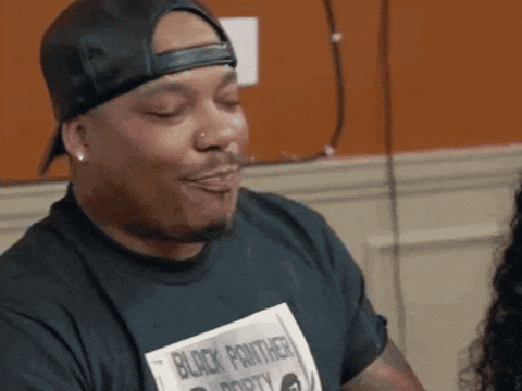 Black Man Spit Take — Reaction meme