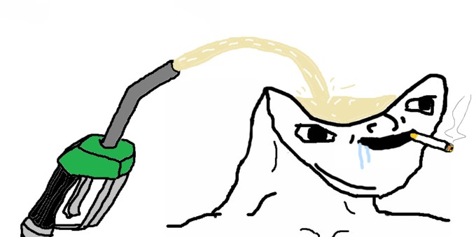 Brainlet gas head — Brainlet meme