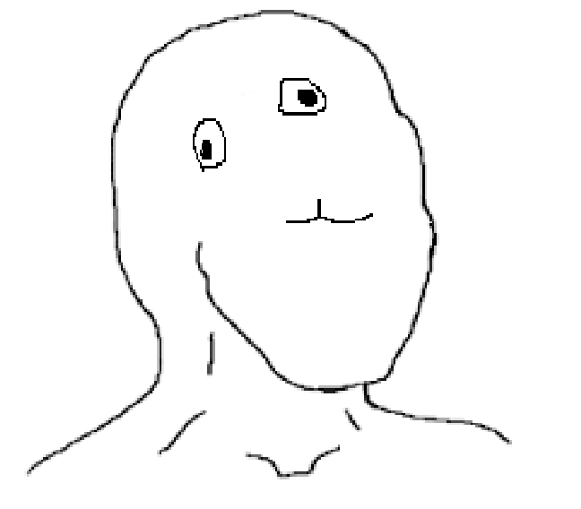 Wojak stupid face — Wojak meme