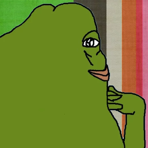 Side profile Groyper sticker — Sticker Packs meme