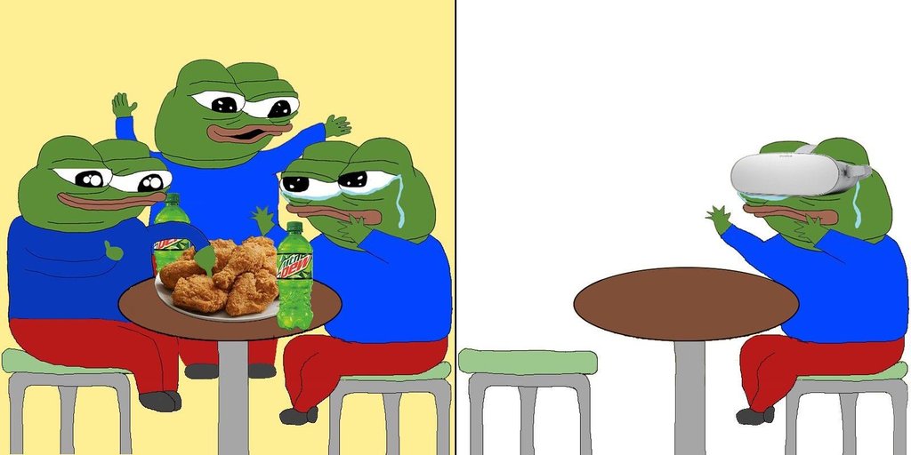 Pepe virtual friends — Pepe meme