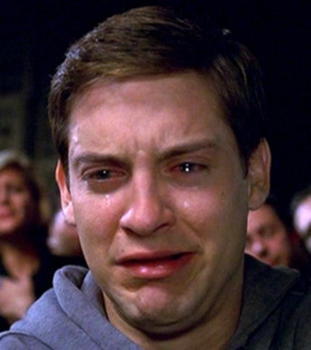 Crying peter parker meme template — Templates meme