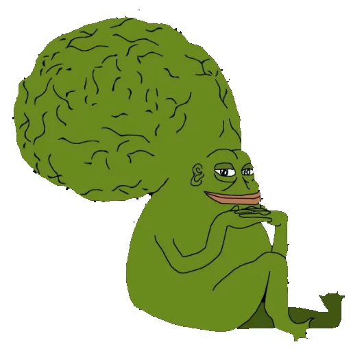 Big brain Groyper sticker — Sticker Packs meme