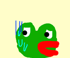 Pepe ms paint nervous — Pepe meme