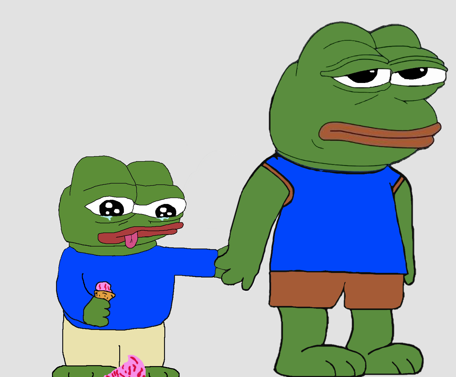 Pepe kid icecream — Pepe meme