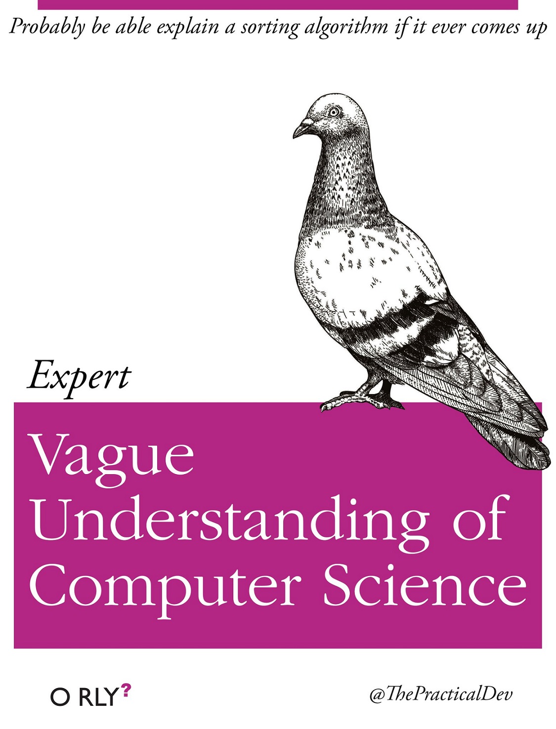 Funny computer science book — Reaction meme