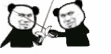 Panda Man Fencing — Reaction meme