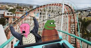Comfy pepe pink wojak roller coaster — Reaction meme