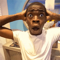 Black Boy Shocked — Reaction meme