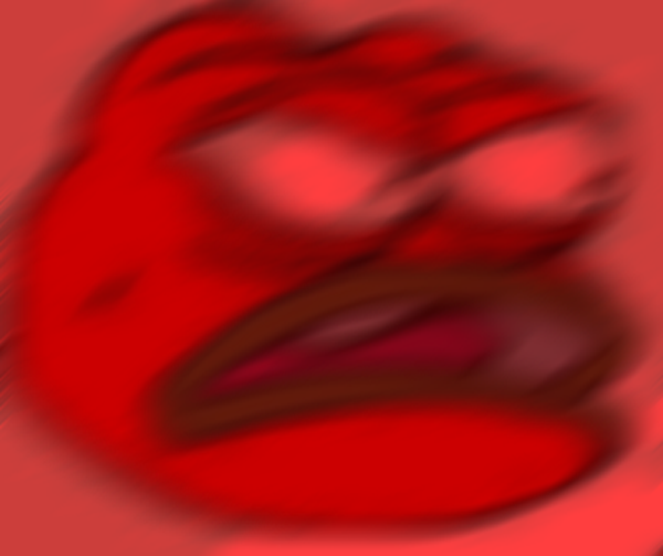 Pepe red angry blurry — Pepe meme