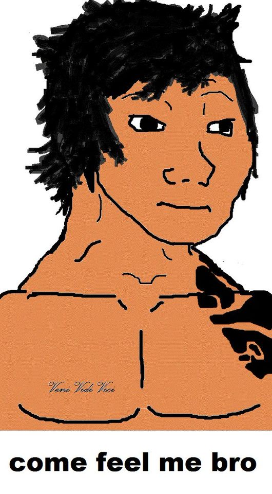 Wojak zyzz closeup — Wojak meme