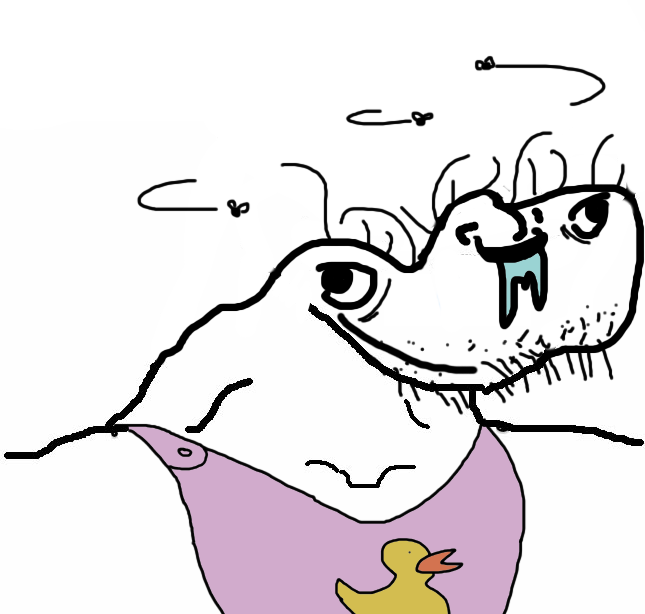 Brainlet bib — Brainlet meme
