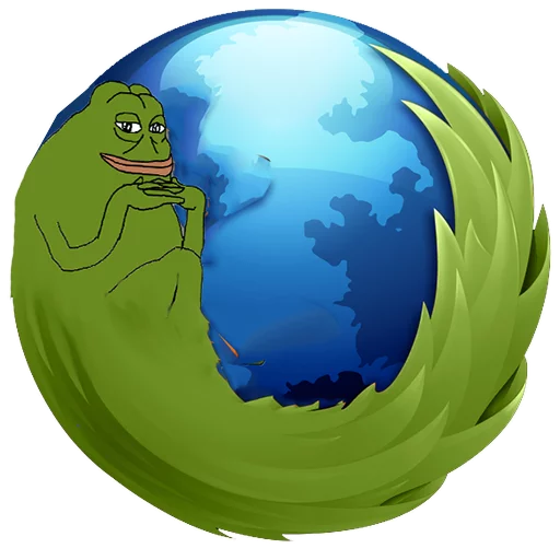 Hugging the globe Groyper sticker — Sticker Packs meme
