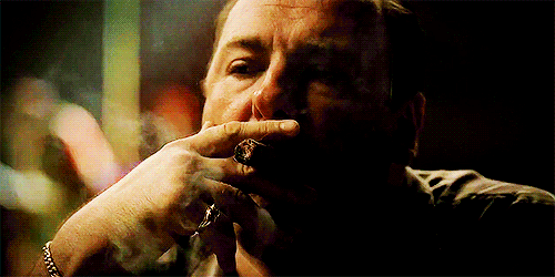 16955 Tony Soprano Cigar Smoke / Heavy Boss Mood — Reaction meme