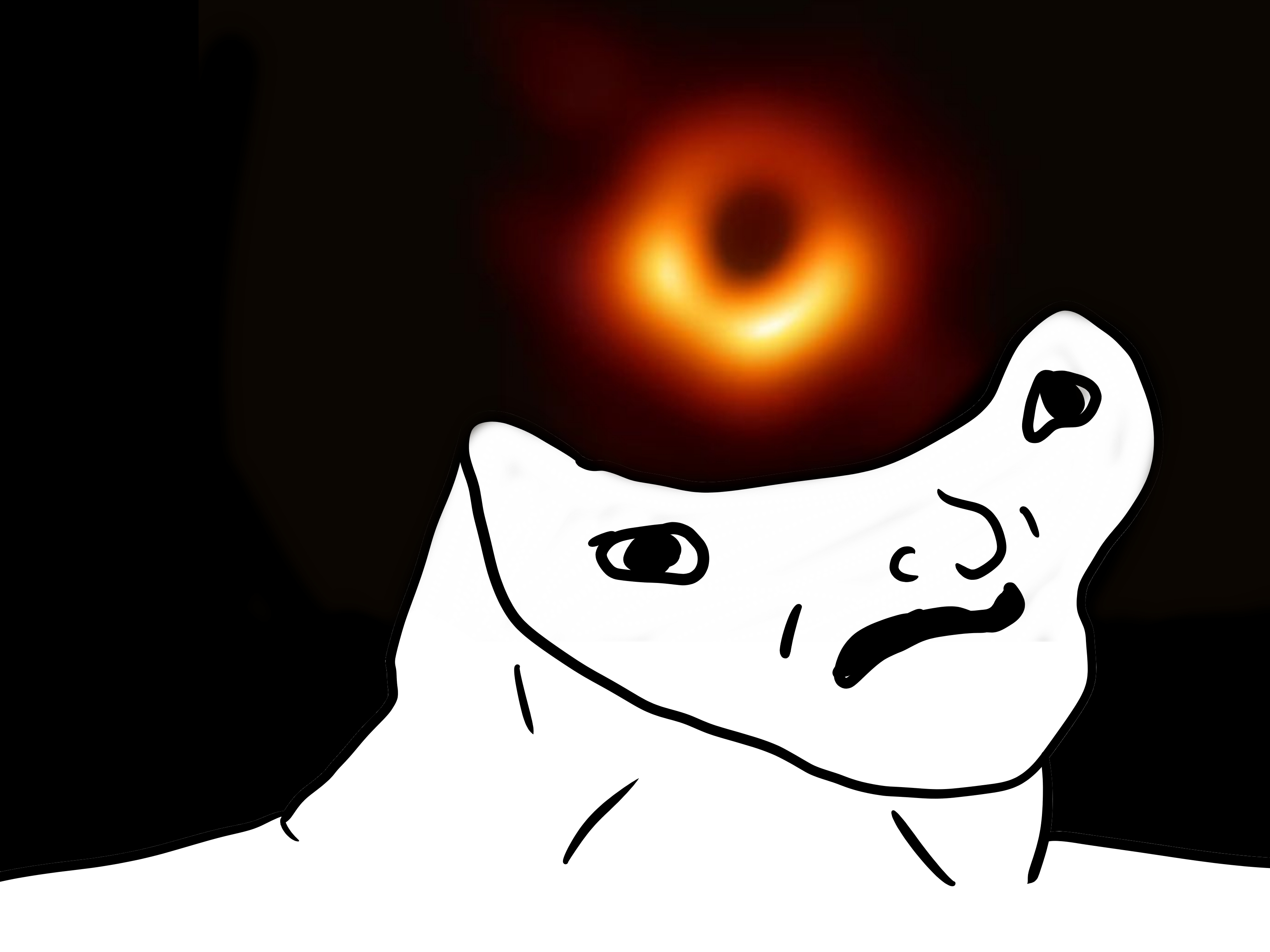 Brainlet black hole real image 2 — Brainlet meme