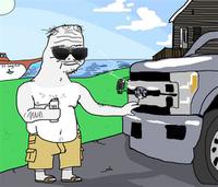 Boomer with f150 — Boomer meme