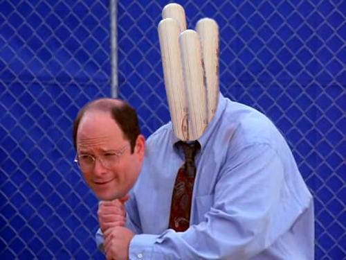 Bats holding costanza — Reaction meme