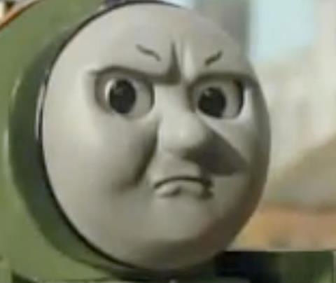 Angry thomas tank engine — Reaction meme