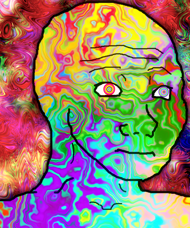 Wojak trippy colors — Wojak meme