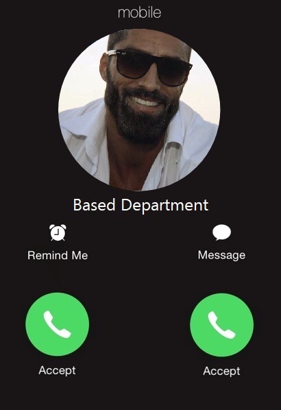 Based department calling — Reaction meme