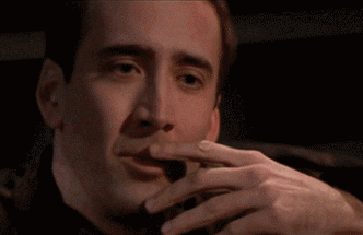 Nicholas cage laughing — Reaction meme