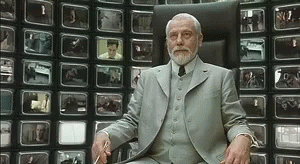 The Matrix Reloaded, The Architect, Monitors, Ergo, Concordantly, Monologue — Reaction meme