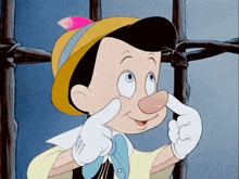 Pinocchio's Growing Nose / Caught in a Lie — Reaction meme
