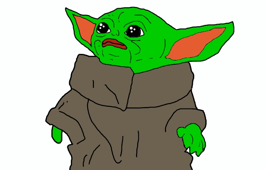 Pepe ugly baby yoda — Pepe meme