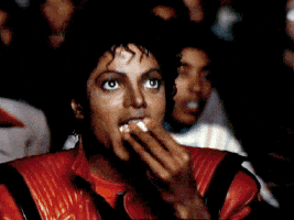 Michael Jackson Eating Popcorn — Reaction meme