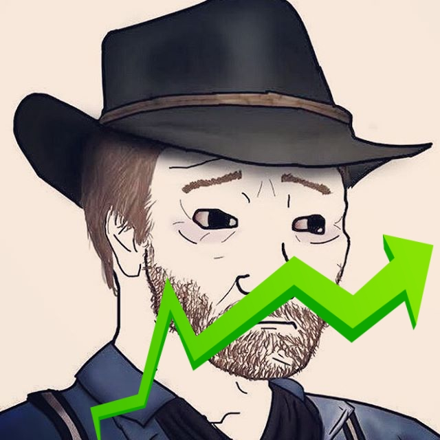 Wojak sad green chart arrow — Wojak meme