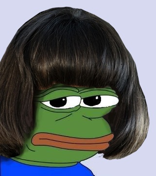 Pepe womans wig — Pepe meme