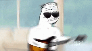 Boomer playing guitar crazy — Boomer meme