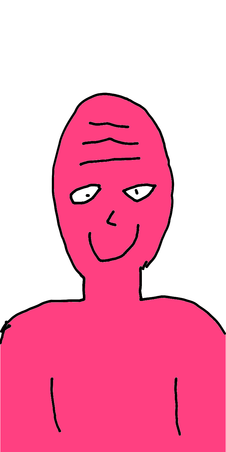 Pink wojak cartoon — Wojak meme