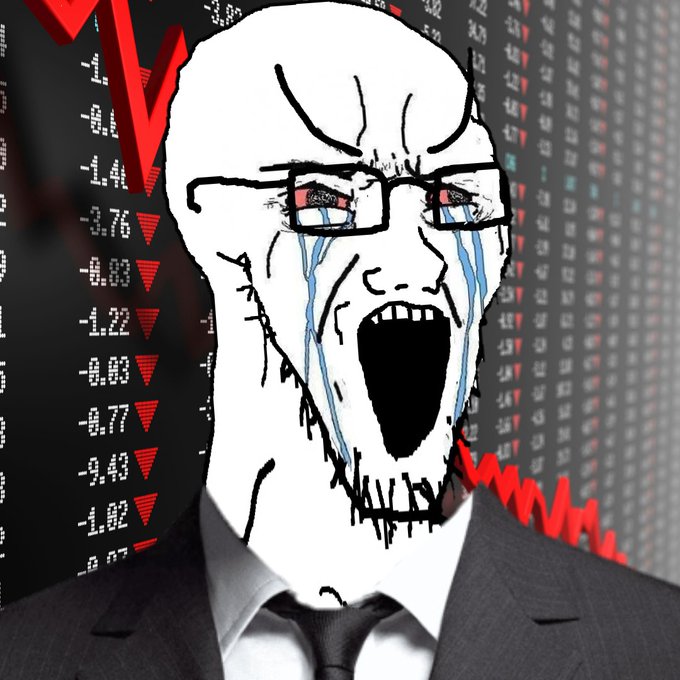Wojak soy boy chart goes down — Wojak meme