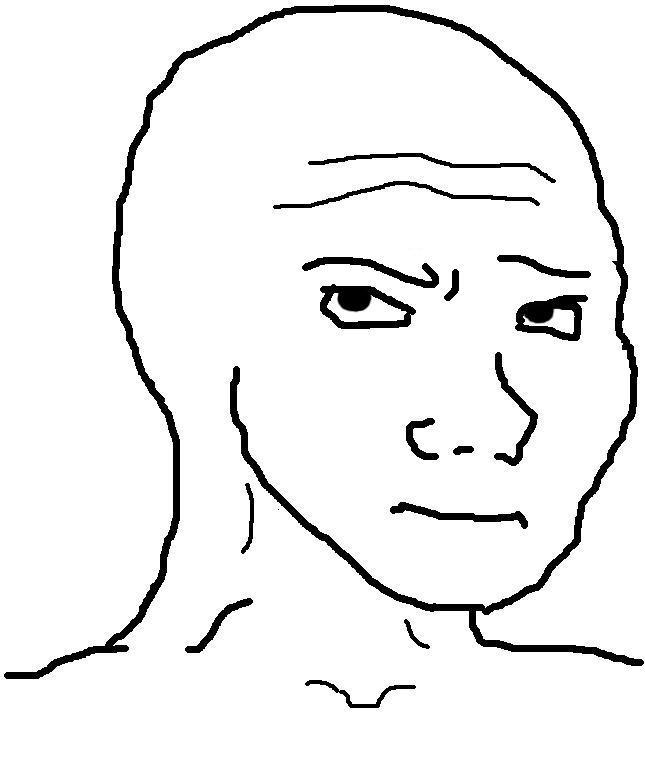 Wojak eye roll — Wojak meme