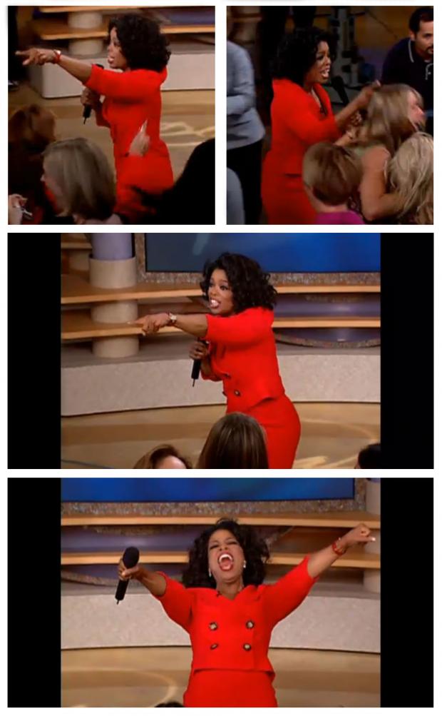 Oprah You Get A Car Everybody Gets A Car meme template — Templates meme