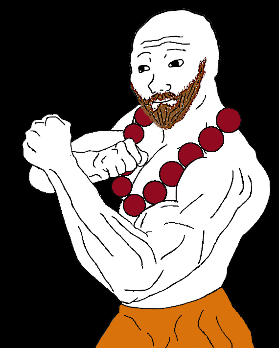 Wojak island beads necklace — Wojak meme
