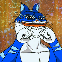 Toshi cat big heart hands — $TOSHI meme