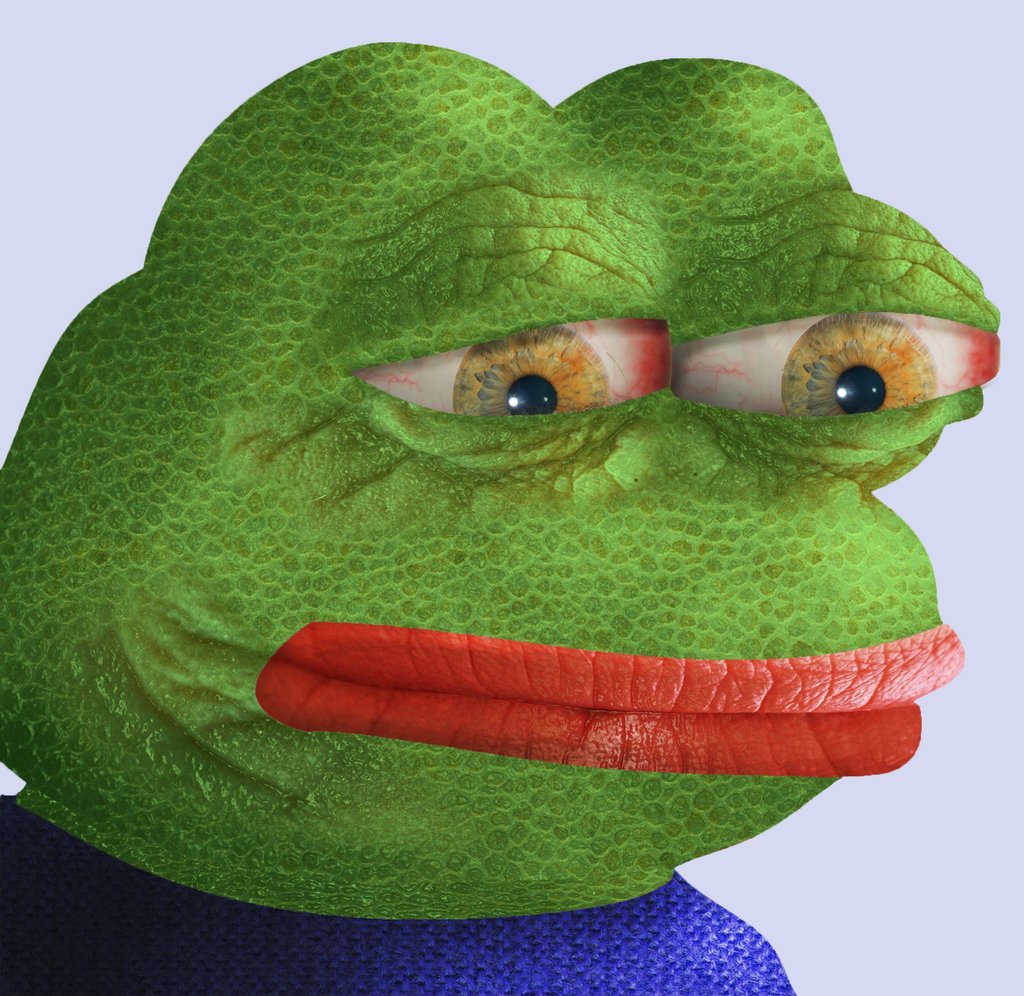 Pepe sad lizard skin — Pepe meme