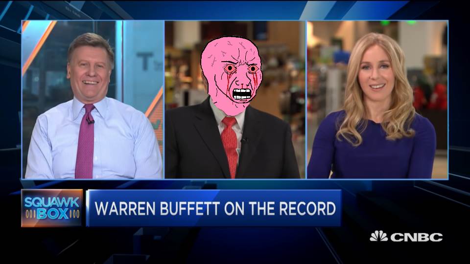 Pink wojak on cnbc show — Wojak meme