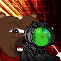 Bobo green wojak in sights — Bobo meme