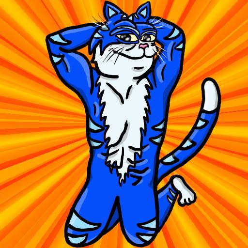 Toshi cat big flex — $TOSHI meme