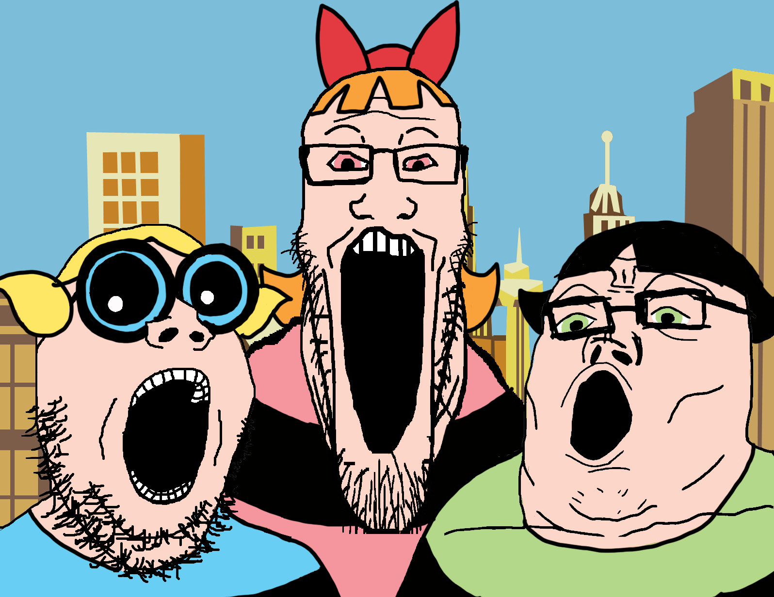 Wojak soy boys powder puff girls — Wojak meme