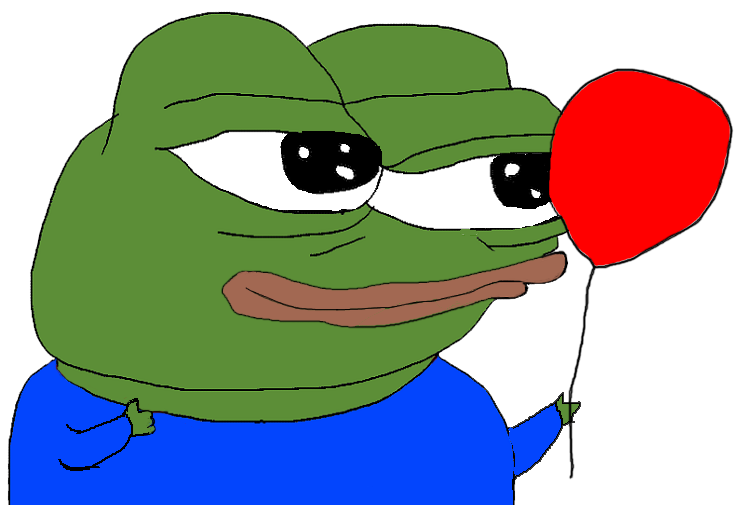 Pepe smapp red balloon — Pepe meme