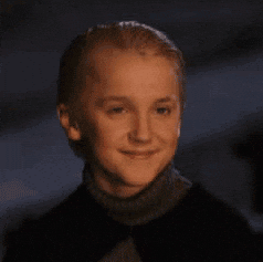 Draco Malfoy Happy — Reaction meme