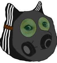 Doge wearing gas mask — Reaction meme
